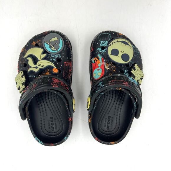 Crocs x Child Disney The Nightmare Before Christmas Glow in The Dark Clog Black - Picture 3 of 6